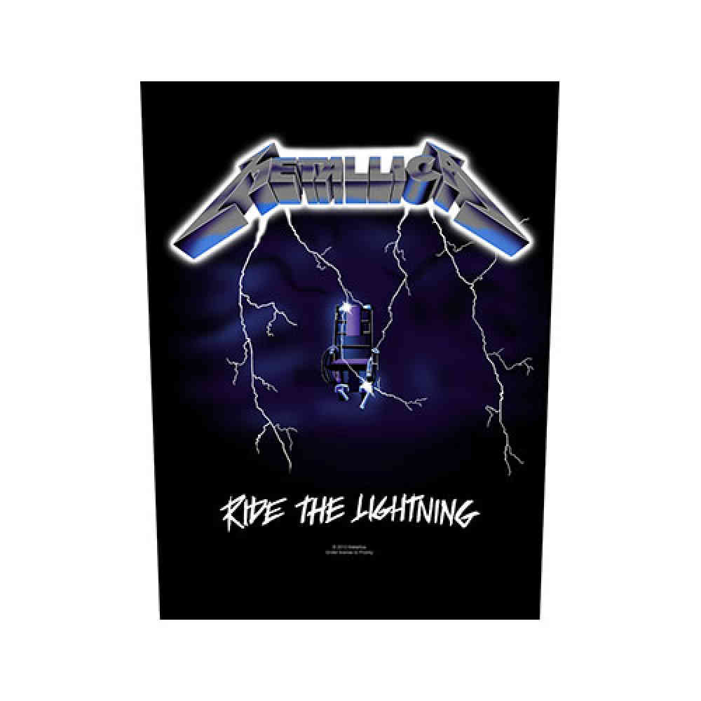 Metallica - Ride The Lightning Rückenaufnäher - Mehrfarben